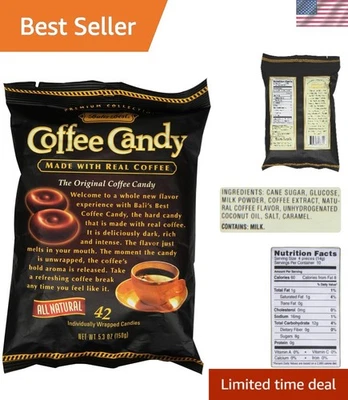 Caramelo de café envuelto individualmente - 5,3 oz, 42 deliciosas piezas Foto 1 de 4