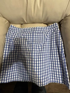 Chadwicks Of Boston pantaloncino gingham cotone elasticizzato blu bianco taglia 16W usato in ottime condizioni - Foto 1 di 5