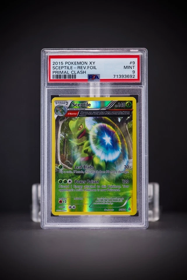 2015 Pokemon XY Sceptile Rev Foil Primal Clash 9 PSA 9 - Image 1 of 1