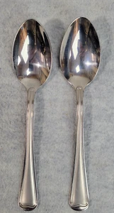 Gorham Acero Inoxidable Monet Esmerilado 18/8 Cucharaditas 7" Juego de 2 ¡EXQUISITO! - Imagen 1 de 7