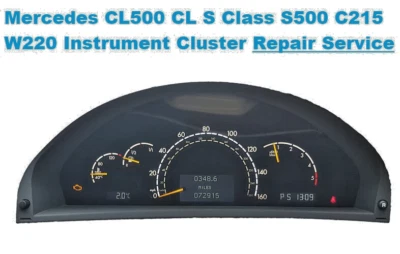 Servicio reparación cuadro instrumentos mercedes cl500 cl s clase s s500 c215 w220 Foto 1 de 3