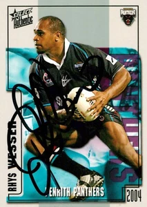 Signed 2004 Penrith Panthers NRL Select Authentic Card - Rhys Wesser - Picture 1 of 3