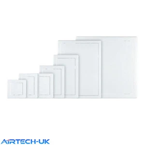 Access Panel White Inspection Hatch Plastic Revision Door 150mm 200mm 250mm New - Picture 1 of 3