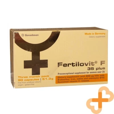FERTILOVIT F 35 PLUS Women Fertility Supplement 90 Capsules Multimineral Vitamin - Image 1 of 4