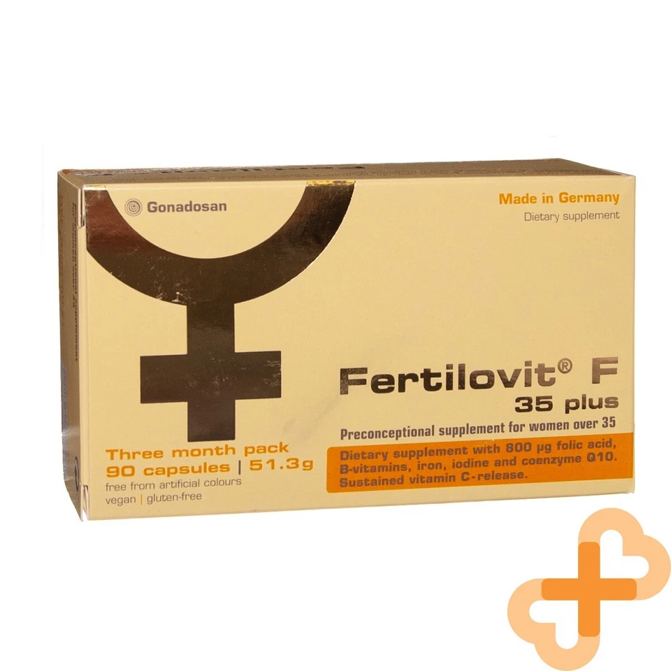 FERTILOVIT F 35 PLUS Women Fertility Supplement 90 Capsules Multimineral Vitamin - Image 1 of 4