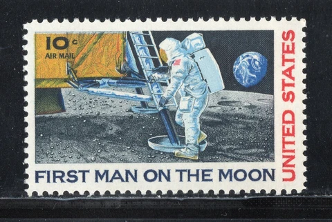 FIRST MAN ON THE MOON ** 1969 APOLLO 11 ** U.S. Postage Stamp MNH Cover