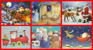 Lindos calendarios sin chocolate y calendario de adviento tradicional con fotos - Imagen 1 de 18