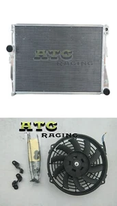 Radiator +Fan For 1999-2006 BMW E46 323Ci/323i/323is/325i/325xi/328i/330i MT - Picture 1 of 6