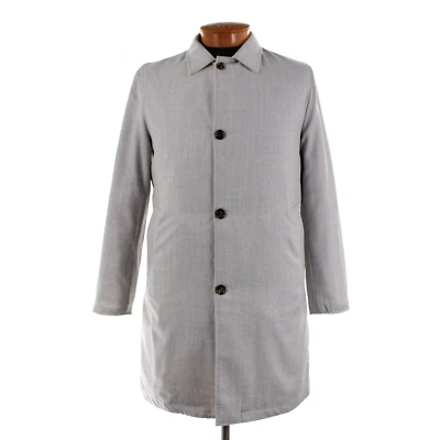 Kired Kiton NWT Peak T Wool Reversible Jacket Size 48 (S US) In Gray / Beige - Image 1 of 4