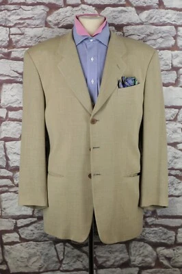 Armani Collezioni Men's olid Flax Blazer Wool Sport Coat 42R 42 Regular - Image 1 of 4