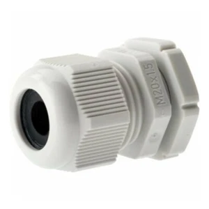 M20 6-12mm Compression Cable Gland & Locknut IP68 Waterproof White - 50 PACK - Picture 1 of 1