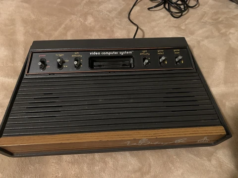 Nolan Bushnell Signed Atari  2600 Original Counsel Game PSA/DNA Atari Full Size Cover