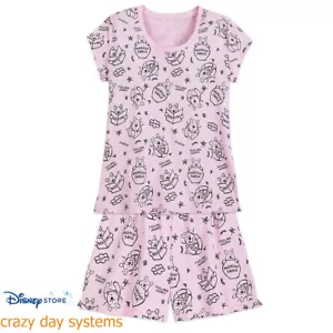 DISNEY Store Winnie the Pooh Pajama Set T-Shirt Shorts Size M, L, XL, 2XL Women - Picture 1 of 3