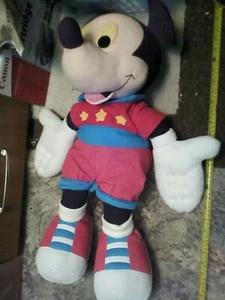 BELLO RETRÒ GRANDE WALT DISNEY TOPOLINO DI MATTEL, DICE FRASI, CIRCA 29", OTTIME CONDIZIONI - Foto 1 di 4