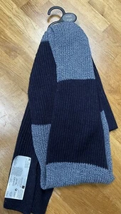 M&S Scarf X64T blue mix Marks and Spencer. 168cm long 22cm wide approx. - Picture 1 of 10