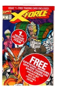 X-FORCE 1, NM (9.4) 2nd APP DEADPOOL,SUN SPOT GIDEON CARD, POLYBAG, NEG UPC * - Picture 1 of 2