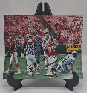 Vintage Neil Smith #90 Kansas City Chiefs Signed 8x10 Photo. Arrowhead Stadium. - Picture 1 of 5