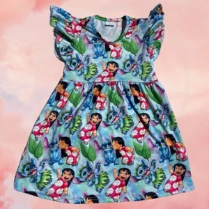 Lilo & Stitch Dress Girl Dress - Picture 1 of 2