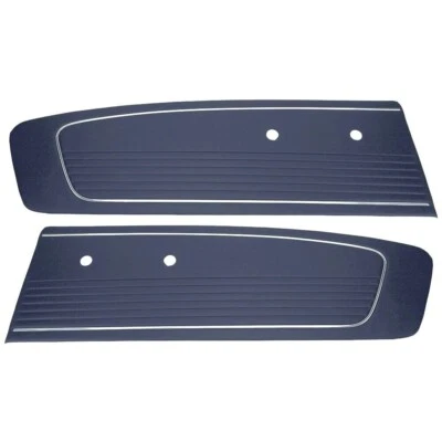 Paneles de puerta azules para Mustang 1966 - Par - Hecho por TMI Foto 1 de 4