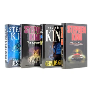 STEPHEN KING The Institute PET SEMATARY Gerald's Game CHRISTINE FIRST UK EDITION - Picture 1 of 22