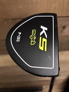 USED RH Men's Majek K5 P-203 Golf Putter T Mallet Style 35 Inches Steel 534-18FK - Picture 1 of 8