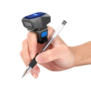 Eyoyo 2D Wearable Ring Barcode Scanner Bluetooth Reader Fit Android IOS Phone - Picture 1 of 10