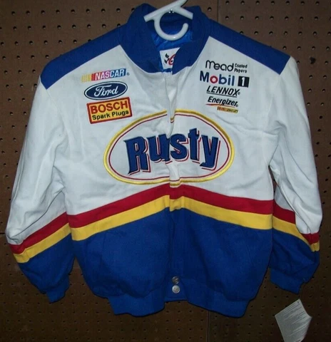 RUSTY WALLACE #2 UNIFORM NASCAR RACING VINTAGE JACKET KIDS S NEW!!! Cover