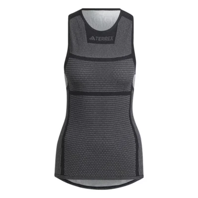 adidas Terrex DRYNAMO™ Sleeveless Baselayer Womens - Black/Grey - Size 10 (S) - Image 1 of 4