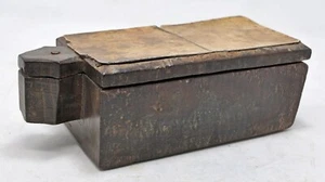 Antike Holz Geschirr Gewürzdose original alt handgeschnitzt - Bild 1 von 7