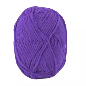 Lady DIY Craft Crochet Winter Socks Weaving Knitting Yarn Cord String Purple 25g - Picture 1 of 4