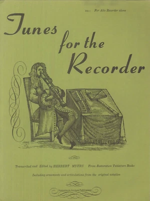 Tunes For Alto Recorder Alone 1967 Myers Instrumenta Antiqua Ornaments Jig Aire - Image 1 of 4
