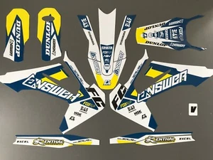 HUSQVARNA FC TC 125 250 250 450 2019 MX Graphics Decals Stickers Decallab - Picture 1 of 3
