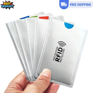 5pcs RFID Card Holder Protector for Credit & Bank Cards Anti-Scanning Shield - Picture 1 of 7
