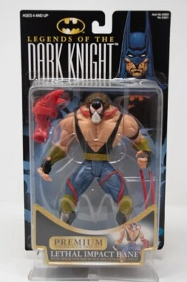 Nueva figura de acción 1996 Batman Legends the Dark Knight Lethal Impact Bane Kenner Foto 1 de 2