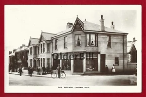 RP Plymouth Crownhill Raymond Saddlery Shop 1915 pmk cyclist TCC postcard Devon - Picture 1 of 2