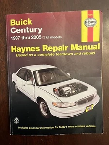 Buick Century, 1997 bis 2005 Haynes Reparaturanleitungen Autowerkstatt Restauration Werkstatt - Bild 1 von 6