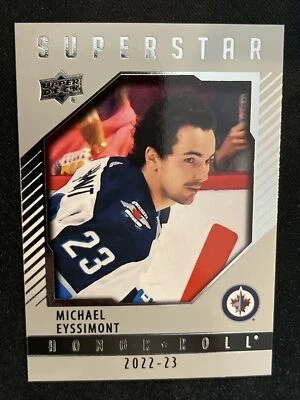 22-23 UD Series 2 Hockey Rookie Superstar Honor Roll HR90 Michael Eyssimont - Image 1 of 2