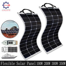 Panneau solaire flexible 100 W 200 W 250 W 350 W 18 V pour batterie de voiture/bateau/camping / VR