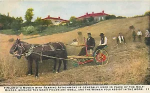 INTERNATIONAL HARVESTER FARMING EQUIPMENT SOUTH AMERICA ADVERTISING POSTCARD - Picture 1 of 2