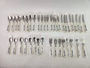 Blue Willow Silberbesteck Besteck 40er Set Service für 8 Edelstahl Gabel Löffel - Bild 1 von 14