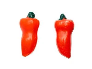 Pendientes de chile miniblings enchufe pendientes comida pimiento chile especia - Imagen 1 de 5