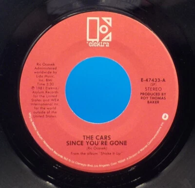 The Cars 45 Since You're Gone / Think It Over NM F7 - Image 1 of 2