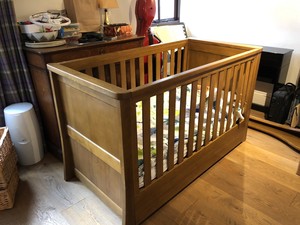 silver cross canterbury cot bed