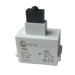 KEDU HY15 Ein Aus Druckschalter für Gehrungssäge Rasenmäher 18A-125V 12A-250V - Bild 1 von 5