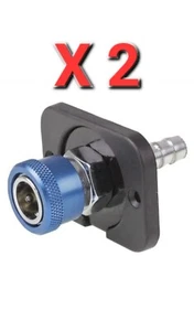 Air Fitting Female X 2 Drivetech 4x4 Air Compressor Flush Mount Air Fitting Kit - Picture 1 of 8