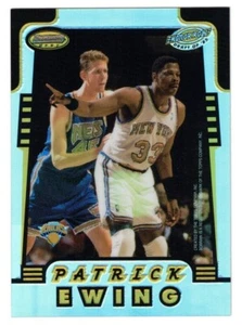 1997 BOWMANS BEST # HR3 HONOR ROLL REFRACTOR PATRICK EWING KARL MALONE HOF - Picture 1 of 2