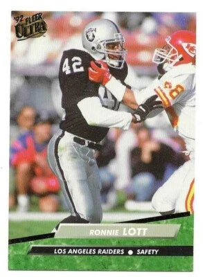 RONNIE LOTT 1992 FLEER ULTRA CARD NM-MT+ CONDITION - Image 1 of 2