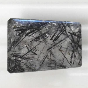 CUARZO TURMALINADO 29x21x17 MM CORTE TRAPEZOIDAL TODO NATURAL VENDIDO POR PIEDRA F-1045 - Imagen 1 de 1