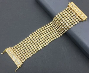 Vintage Armband mit Magnetverschluss Strass - Bild 1 von 4