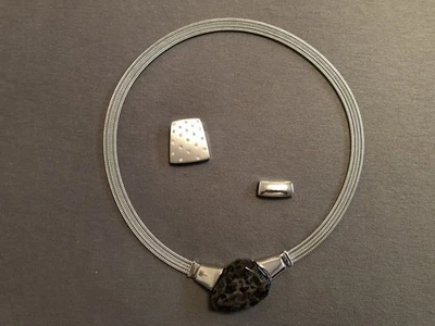 Pierre Lang Magnetcollier mit 3 Wechselmotiven, RH - Bild 1 von 4